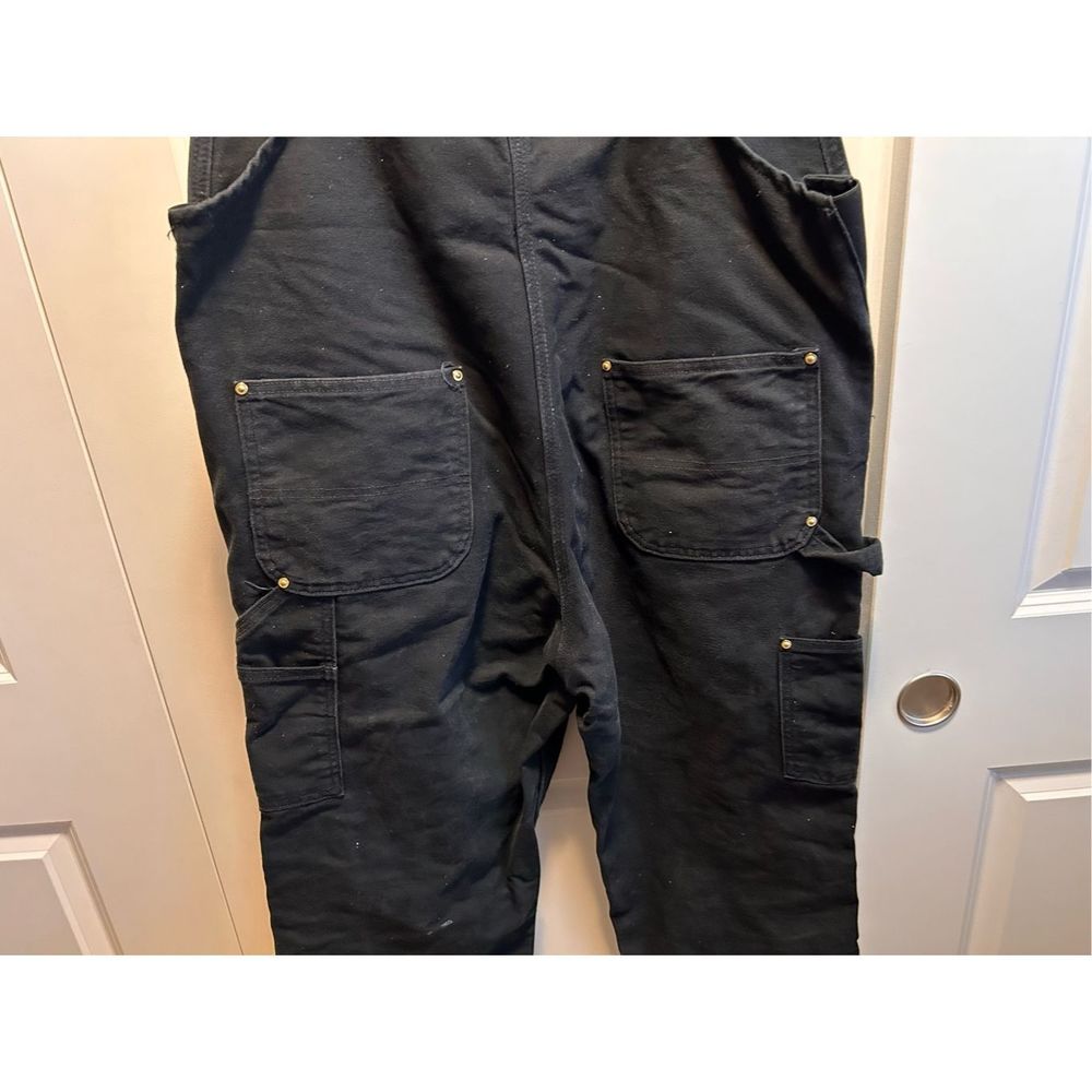 Black Carhartt Bibs 38 x 32 - Picture 6 of 11